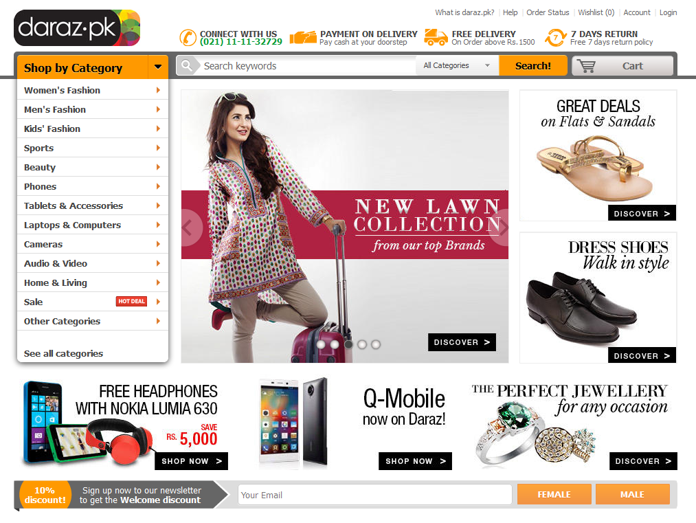 PRESS RELEASE Daraz.pk New and Revamped site Ana's Journal